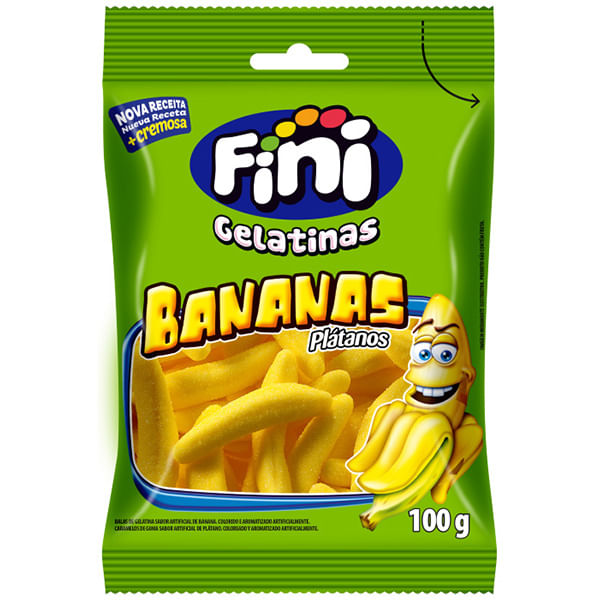 Bala-Gelatina-Banana-Fini-100g