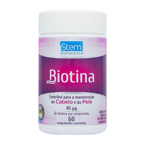 Biotina Stem 45Mcg 60 Comprimidos Revestidos