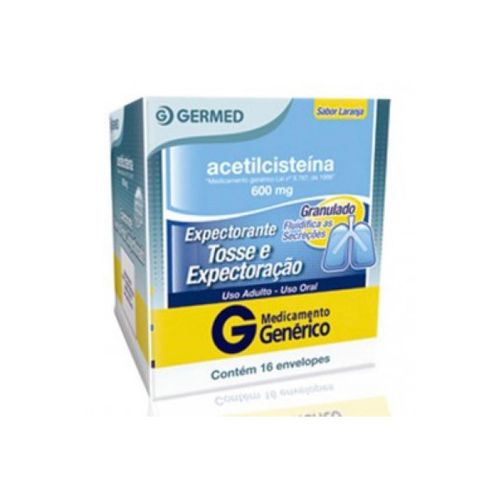 Acetilcisteina 600mg 5g 16Envelopes - Genérico - Germed