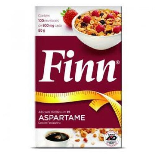 Adoçante Finn Aspartame Pó 50 Env - Finn