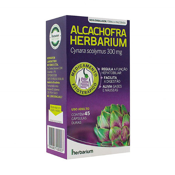 Alcachofra-Herbarium-300mg-45-Capsulas