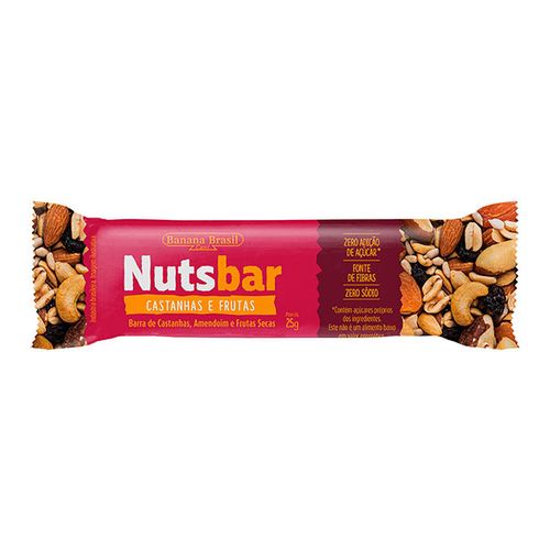 Barra De Cereais Nuts Bar Casta/Frutas 25G - Nuts Bar
