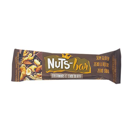 Barra De Cereais Nuts Casta/Chocolate 25G - Nuts Bar