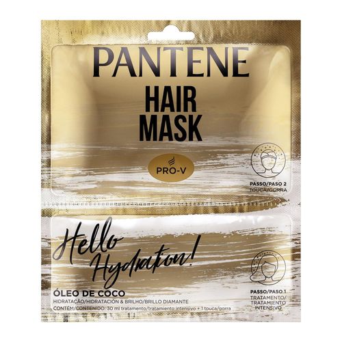 Máscara de Hidratação Pantene Hair Mask Óleo de Coco 30ml + touca
