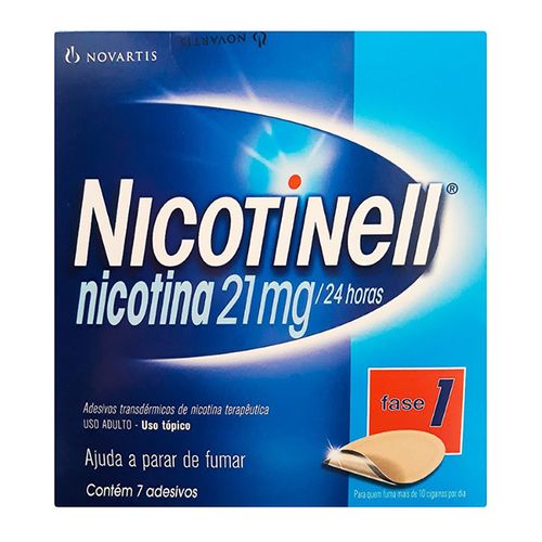 Niquitin 7Mg Com 7 Adesivos Transdérmicos Transparentes - Etapa 3 - PERRIGO