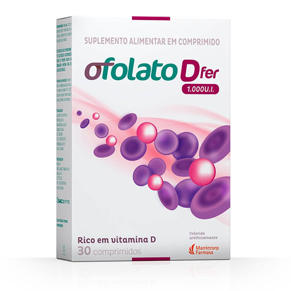 Ofolato-D-Fer-1000Ui-30-Comprimidos