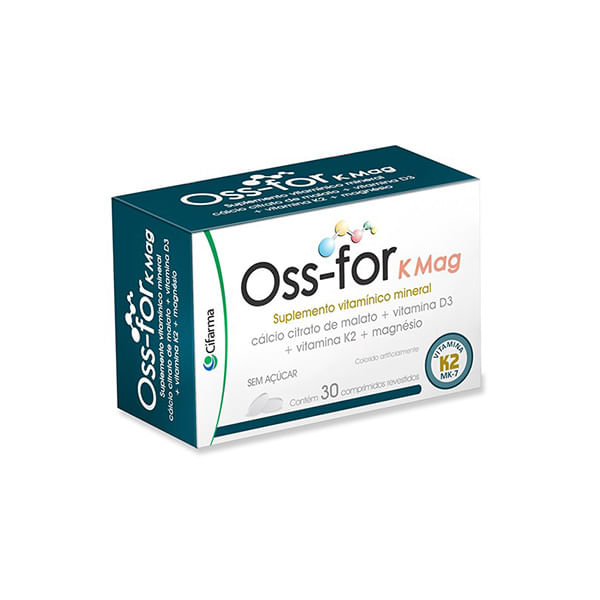 Oss For K Mag Cifarma – Suplemento Cálcio, Vitamina D3 e K2 - Drogarias ...