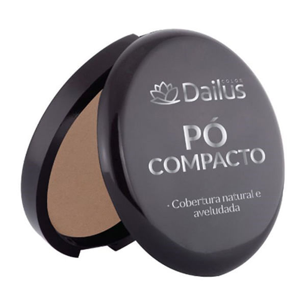 Pó Compacto Dailus Coral 08 - Dailus Maquiagem