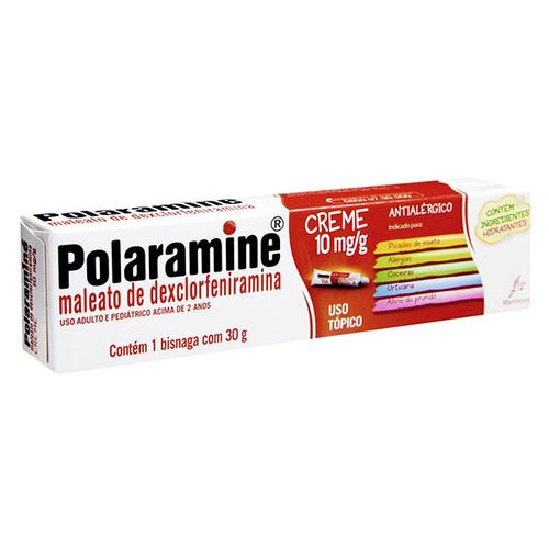 Polaramine 10mg Creme Dermatológico 30g