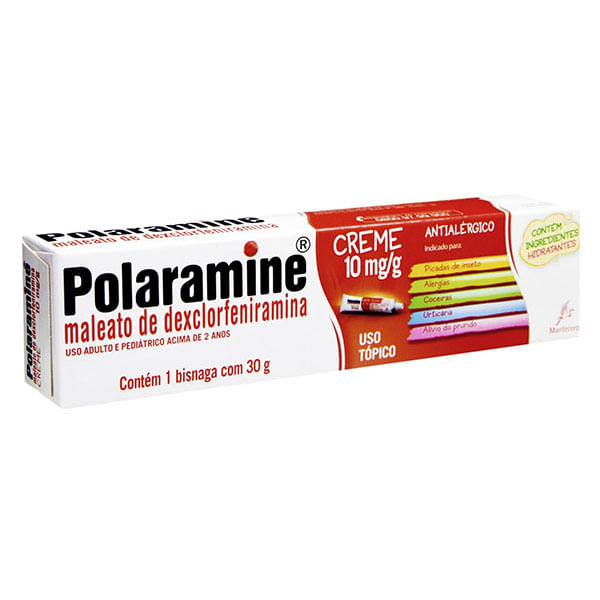 Polaramine-10mg-Creme-Dermatologico-30g
