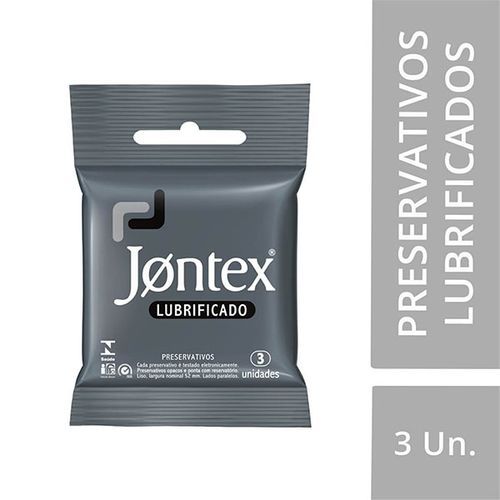 Preservativo Jontex Lubrificante 3Un - Jontex