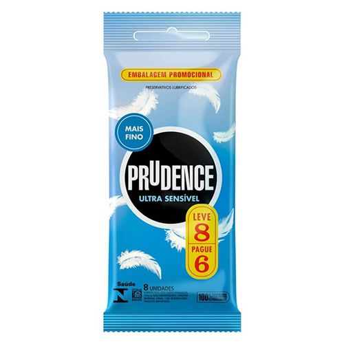 Preservativo Prudence Ult Sensi - Leve 8 Pague 6 - Prudence