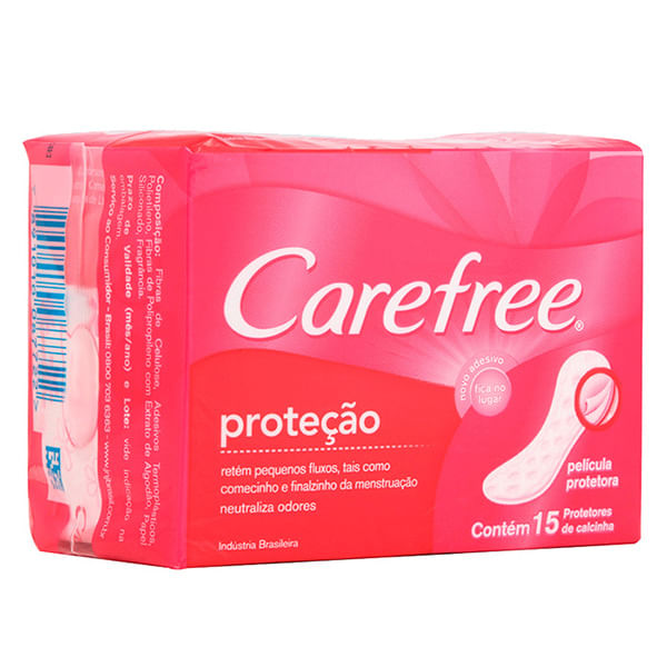 Protetor-Diario-Carefree-Original-com-15-unidades
