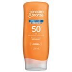 Protetor Solar FPS 50 Cenoura e Bronze 200ml