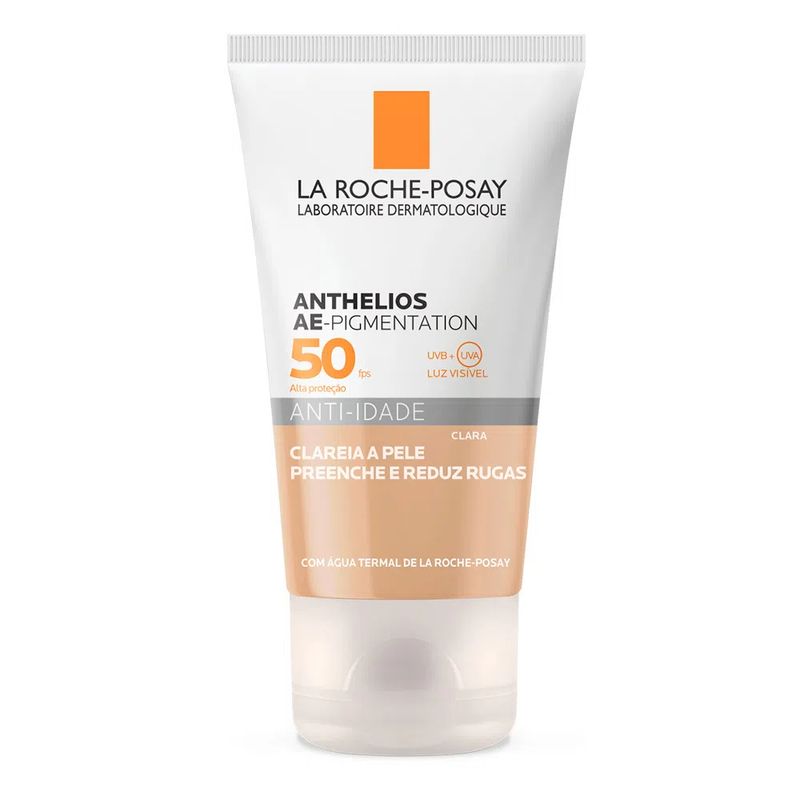 Protetor-Solar-Facial-Anthelios-AE-Pigmentation-Cor-Clara-FPS50-40g