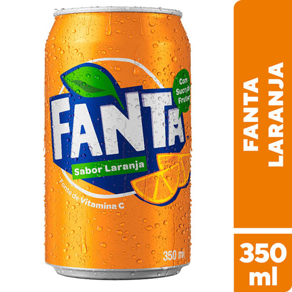 Refrigerante Fanta Laranja Lata 350Ml - Fanta