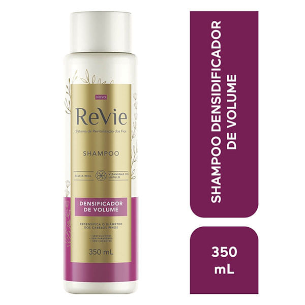 Shampoo Revie Densificador De Volume 350Ml - Revier