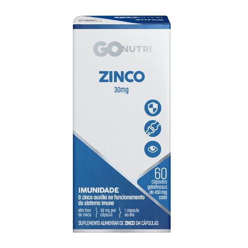Sulfato de Zinco Gonutri c/ 60 Cápsulas