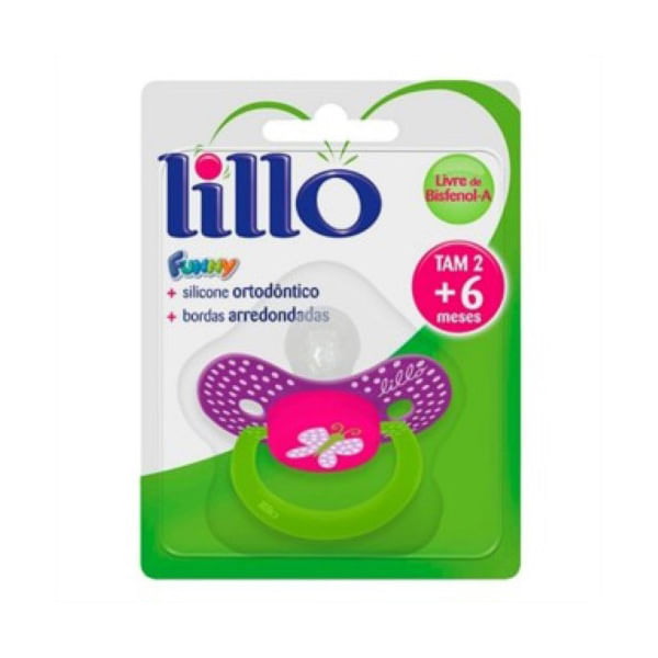 Chupeta-Lillo-Funny-Orto-Sil-Tam-1-Rosa---Lillo