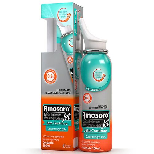 Rinosoro Jet 0,9% Nasal Spray 100ml