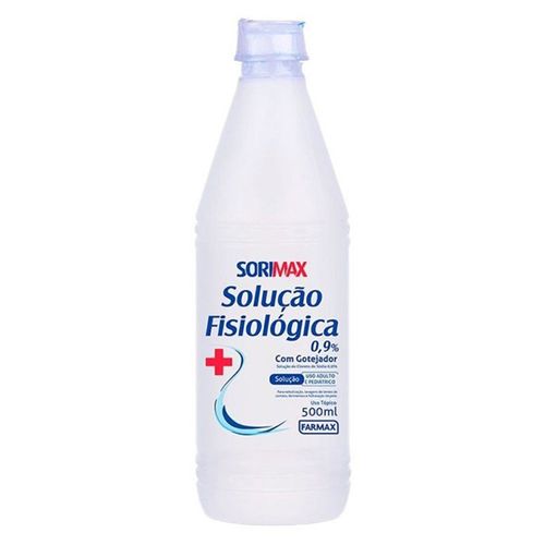 Soro Fisiologico Farmax Cloret Sod 0,9% 500Ml - Farmax