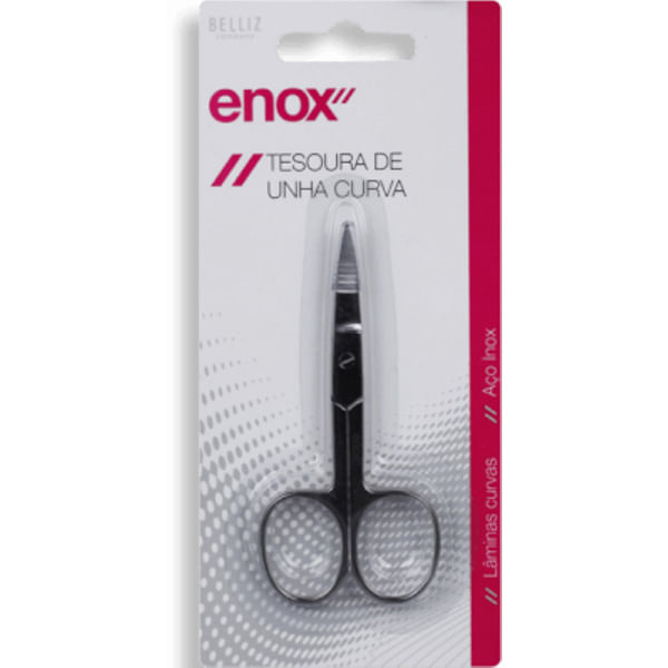 Tesoura De Unha Curva Enox - Enox
