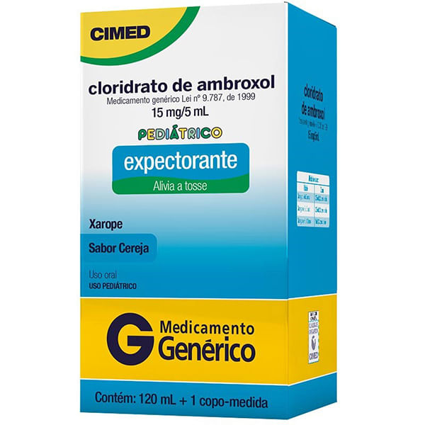 Cloridrato-Ambroxol-3mg-Xarope-Pediatrico-120ml---Generico---Cimed