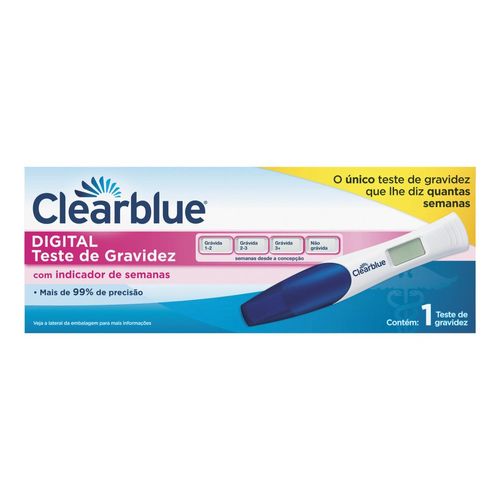 Teste Gravidez Clearblue Dig 01Un - Clearblue
