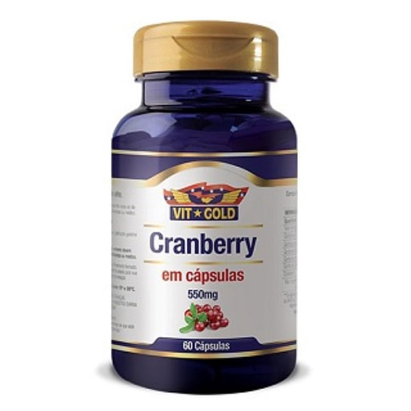 Vitgold Vitamina Cranberry 60 Cápsulas - Vit Gold