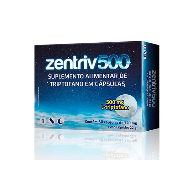 Zentriv 500mg 30 Cápsulas