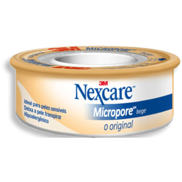 Esparadrapo-Nexcare-Fita-Micropore-Bege-12Mmx45Mt---Nexcare
