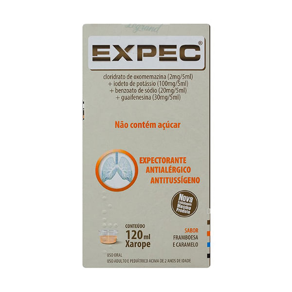 EXPEC XAROPE 120ML - Ultrafarma