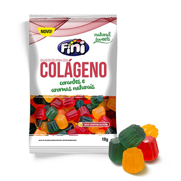 Fini-Bem-Estar-Colageno-Sabor-Morango-Maca-Verde-e-Laranja-18g