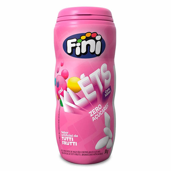 Fini-Klets-Tutti-Frutti-Zero-Acucar-30g