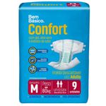 Fralda Geriátrica Bem Básico Confort M 9UN