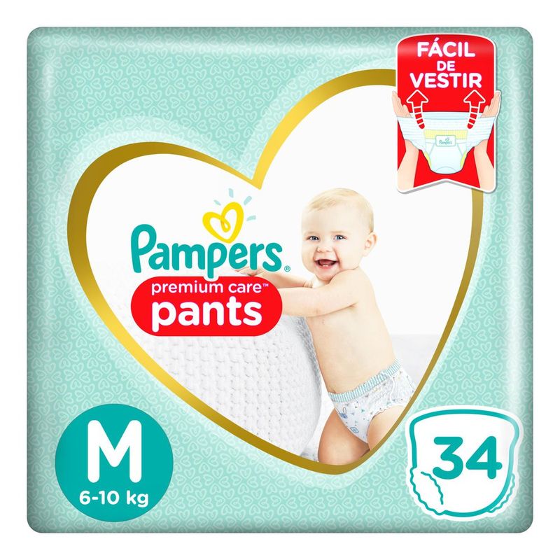 Fralda Pampers Pants Ajuste Total Tamanho - M c/20 Unidades