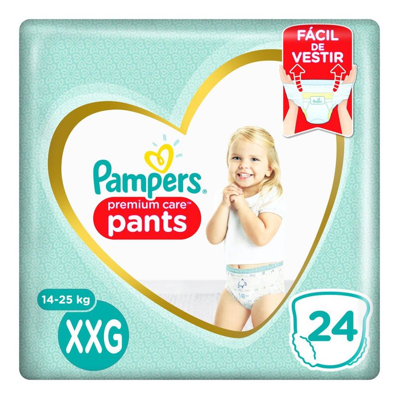 FRALDA PAMPERS PANTS AJUSTE TOTAL M - 20 UNIDADES