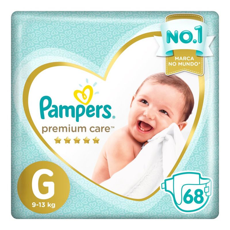 Pampers Fralda Pants Premium Care G 68 Unidades