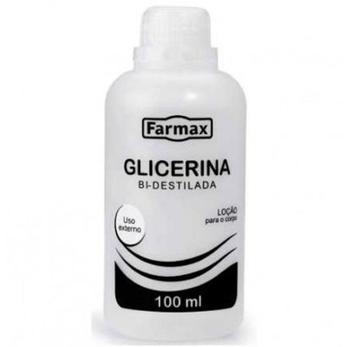 Glicerina bidestilada com 100ml - Farmax