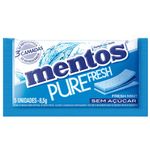 Goma De Mascar Mentos Pure Fresh 3 Camadas Mentalterado 8,5G 15Un - Mentos