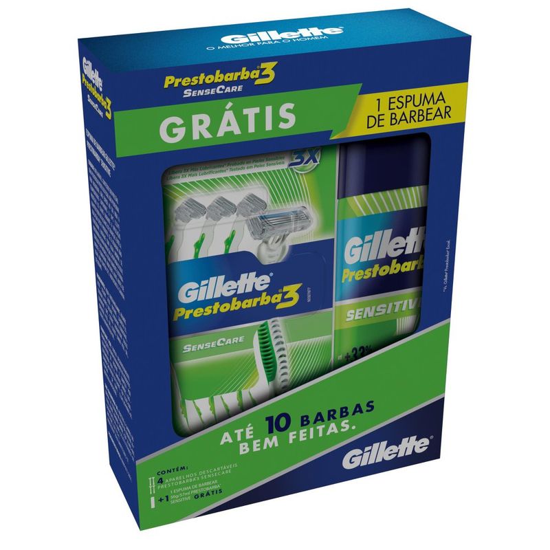 Kit-Aparelho-Prestobarba-3-Com-4---Mini-Espu---Gillette