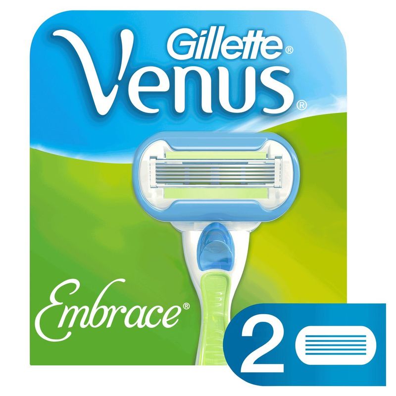 Carga para Aparelho de Depilar Gillette Venus Embrace 2 Unidades