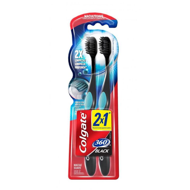 Kit-Escova-De-Dentes-Colgate-360-Black---Leve-2-Pague-1---Colgate-360