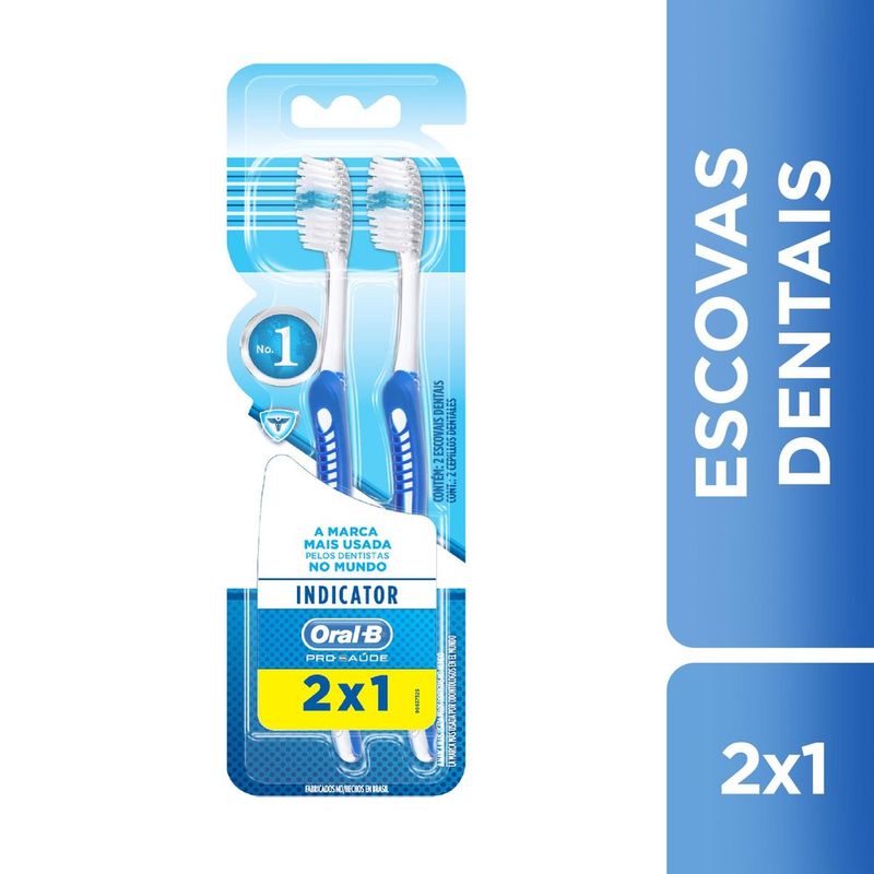 Kit-Escova-De-Dentes-Oral-B-Indicator-Plus-30---Leve-2-Pague-1---Oral-B-Indicator