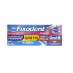 Kit-Fixodent-Original-68G---Creme-Dental-Oralb-90G---Fixodent
