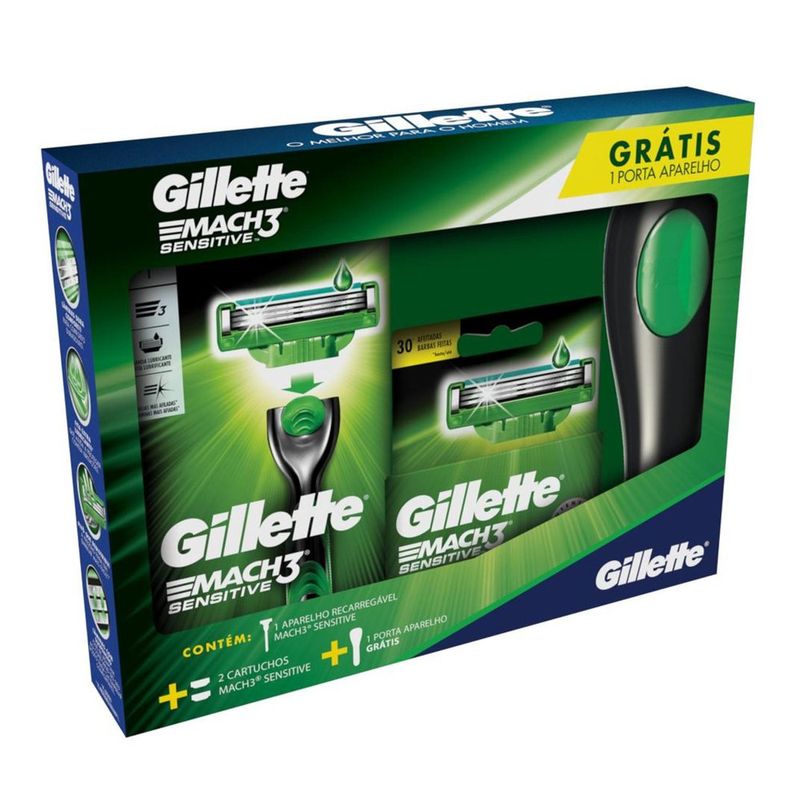 Kit-Mach3-Sensitive---Carga-C-2---Porta-Aparelho-Gts---Gillette-Mach3