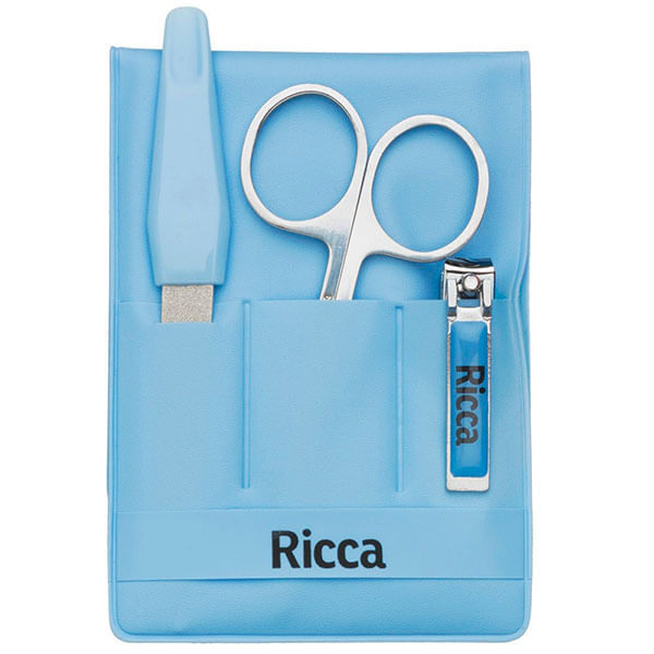 Kit-Manicure-Infantil-Ricca-Lima---Cortador-De-Unha---Tes---Est---Ricca