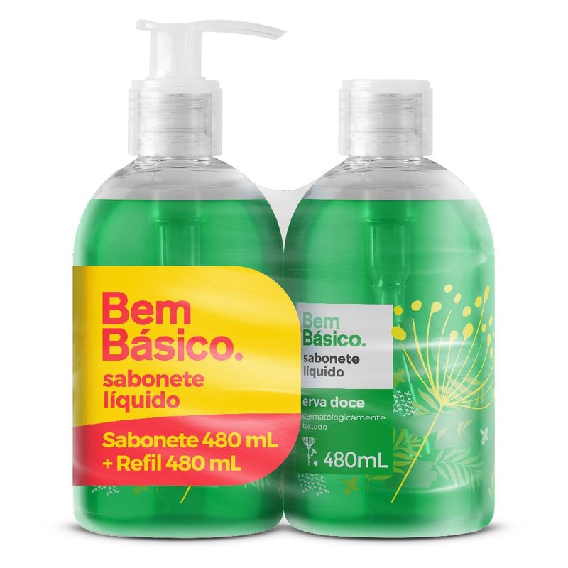 Kit-Sabonete-Liquido-Erva-Doce-480-ml-com-2-unidades-Bem-Basico