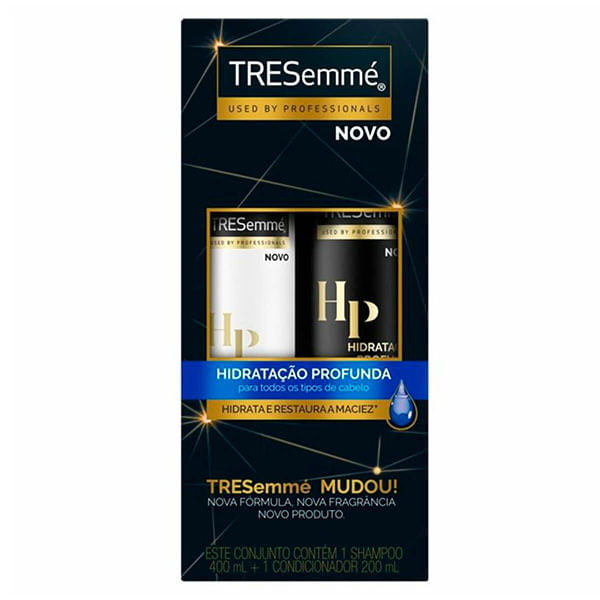 Kit-Shampoo-Tresemme-400Ml---Condicionador-Hidratante-Profunda-200Ml---Tresemme