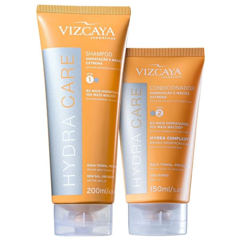 Kit-Shampoo-Vizcaya-Hydra-Care-200ml---Condicionador-150ml